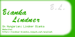 bianka lindner business card